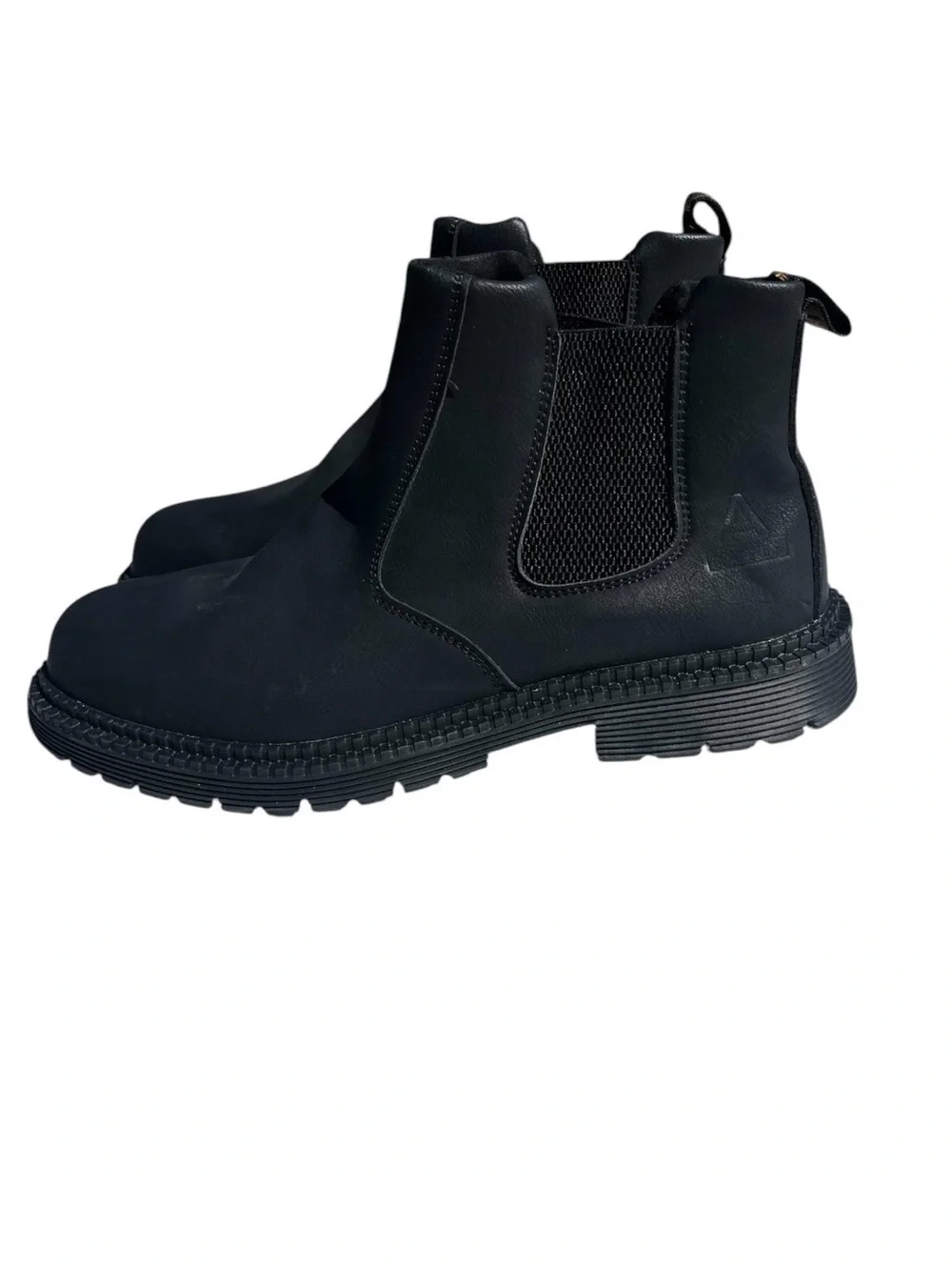 Men's Black Chukka Boot with Elastic Side Panels